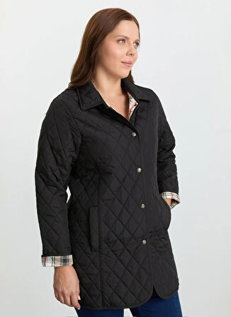 Selen Siyah Kadın Mont 25KSL6156