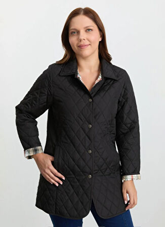 Selen Siyah Kadın Mont 25KSL6156