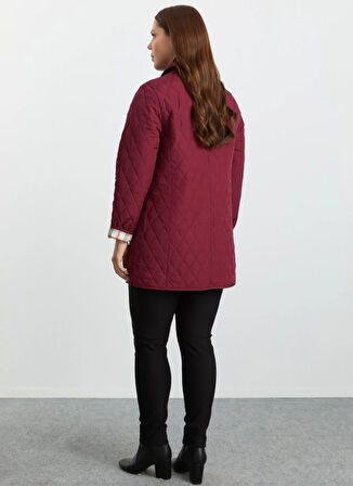 Selen Bordo Kadın Mont 25KSL6156