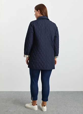 Selen Lacivert Kadın Mont 25KSL6156