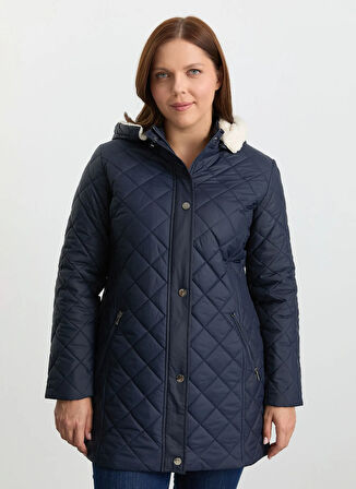 Selen Lacivert Kadın Mont 25KSL6157