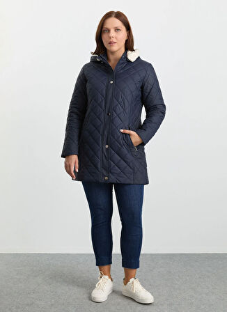 Selen Lacivert Kadın Mont 25KSL6157