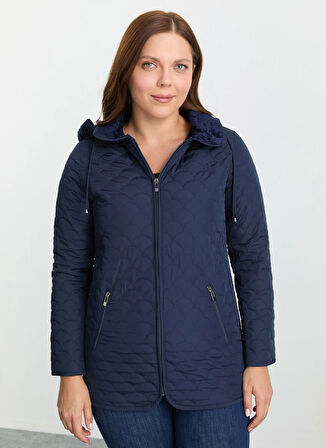 Selen Lacivert Kadın Mont 25KSL6159