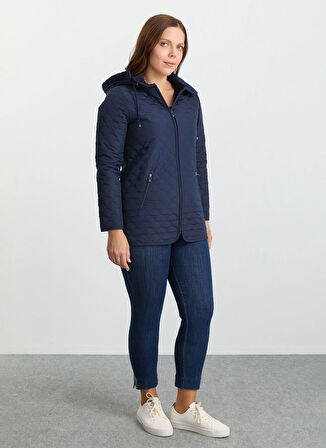 Selen Lacivert Kadın Mont 25KSL6159