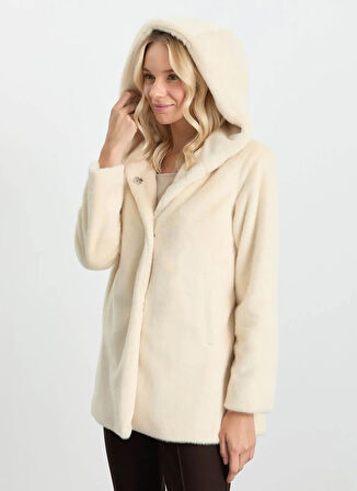 Selen Ekru Kadın Kaban 25KSL9530