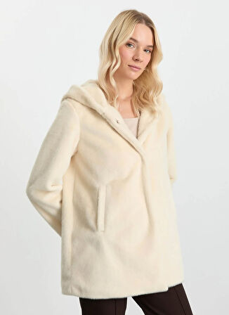 Selen Ekru Kadın Kaban 25KSL9530