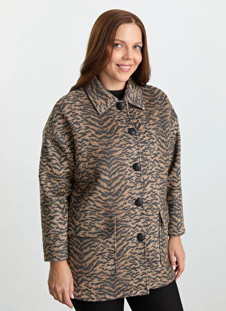 Selen Siyah Kadın Kaban 25KSL9523