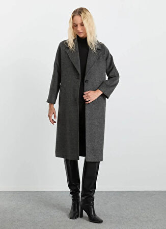 Selen Antrasit Kadın Kaban 25KSL9533