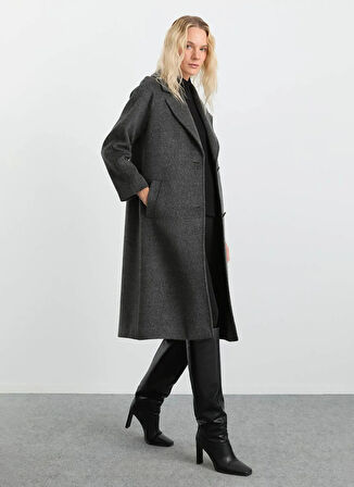 Selen Antrasit Kadın Kaban 25KSL9533