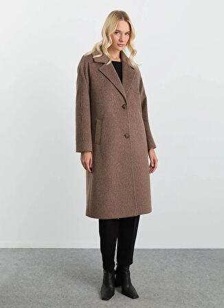 Selen Kahve Kadın Kaban 25KSL9533