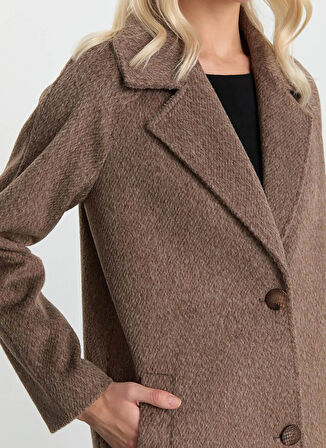 Selen Kahve Kadın Kaban 25KSL9533