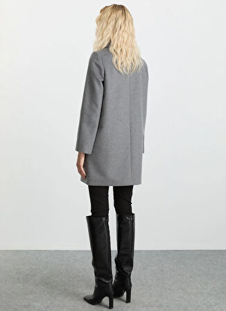 Selen Gri Kadın Kaban 25KSL9529