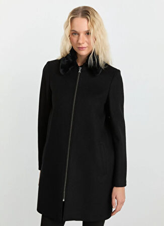 Selen Siyah Kadın Kaban 25KSL9529