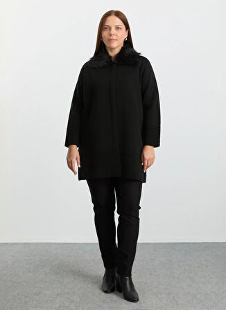 Selen Siyah Kadın Hırka 25KSL4160