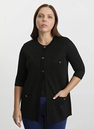 Selen Siyah Kadın Yelek 25KSL2073