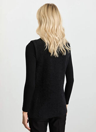 Selen Siyah Kadın Yelek 25KSL2071