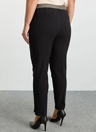 Selen Normal Bel Normal Siyah Kadın Pantolon 25KSL5457