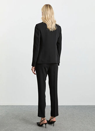 Selen Normal Bel Standart Siyah Kadın Pantolon 25KSL5474