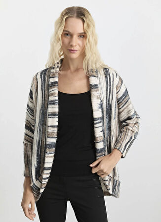 Selen Ekru Kadın Hırka 25KSL4175