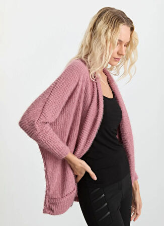 Selen Pembe Kadın Hırka 25KSL4176