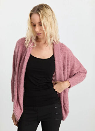 Selen Pembe Kadın Hırka 25KSL4176