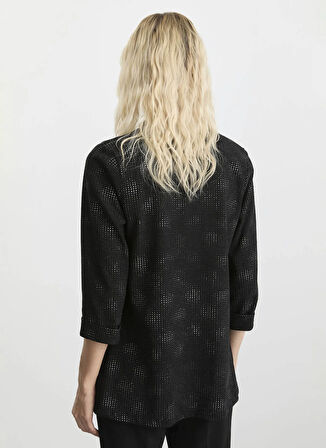 Selen Siyah Kadın Hırka 25KSL4172