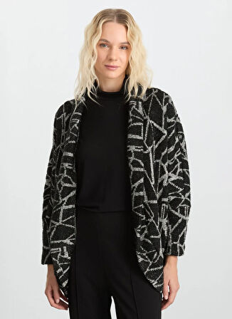 Selen Siyah Kadın Hırka 25KSL4178