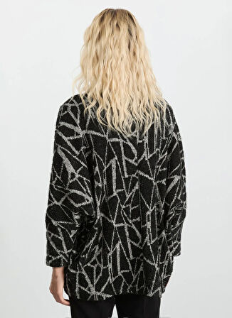 Selen Siyah Kadın Hırka 25KSL4178