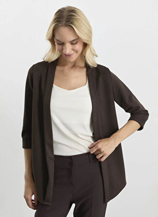 Selen Standart Kahve Kadın Ceket 25KSL1550