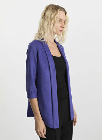 Selen Standart Mavi Kadın Ceket 25KSL1550