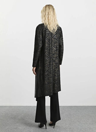 Selen Siyah Kadın Hırka 25KSL4174