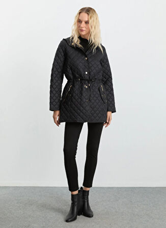 Selen Siyah Kadın Mont 25KSL6160