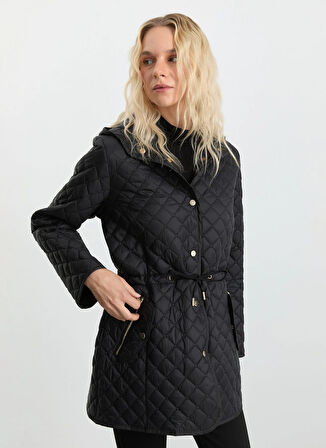 Selen Siyah Kadın Mont 25KSL6160