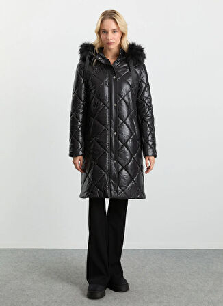 Selen Siyah Kadın Mont 25KSL6161