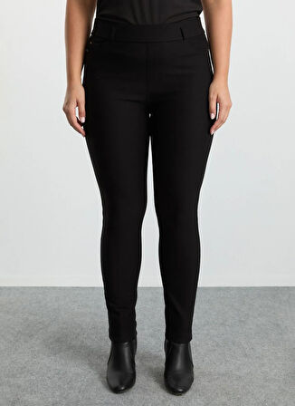 Selen Normal Bel Normal Siyah Kadın Pantolon 25KSL5455