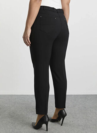 Selen Normal Bel Normal Siyah Kadın Pantolon 25KSL5458