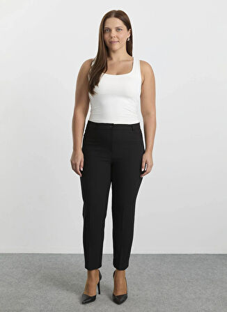 Selen Normal Bel Normal Siyah Kadın Pantolon 25KSL5458