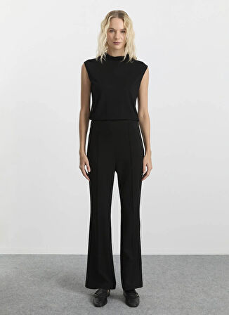 Selen Normal Bel Standart Siyah Kadın Pantolon 25KSL5465