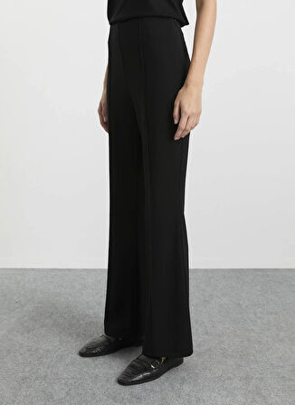 Selen Normal Bel Standart Siyah Kadın Pantolon 25KSL5465