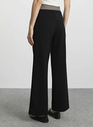 Selen Normal Bel Standart Siyah Kadın Pantolon 25KSL5468