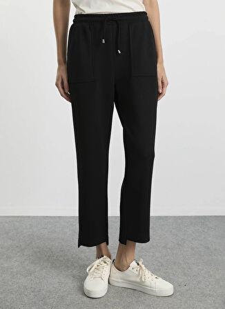 Selen Normal Bel Standart Siyah Kadın Pantolon 25KSL5469