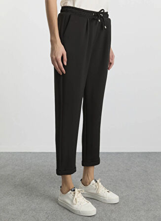 Selen Normal Bel Standart Siyah Kadın Pantolon 25KSL5472