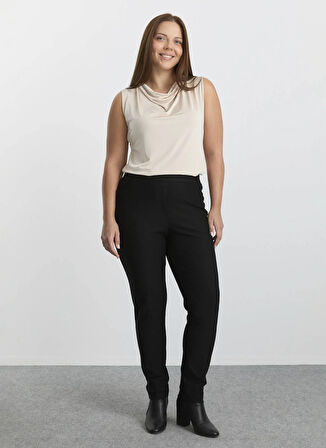 Selen Normal Bel Normal Antrasit Kadın Pantolon 25KSL5459