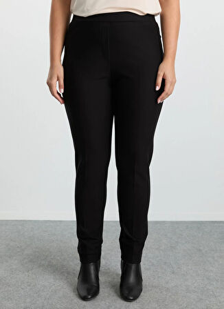 Selen Normal Bel Normal Siyah Kadın Pantolon 25KSL5459