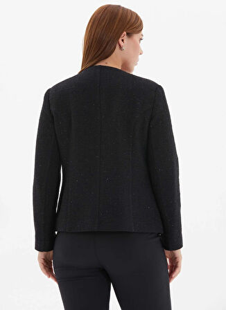 Selen Normal Siyah Kadın Ceket 25KSL1555