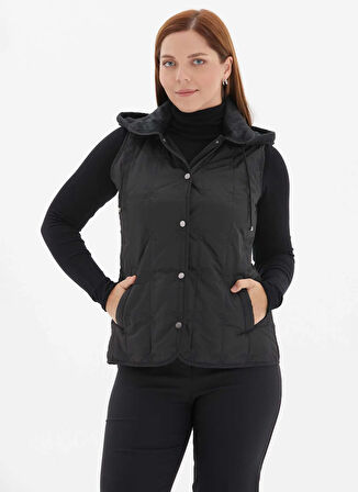 Selen Siyah Kadın Yelek 25KSL2076