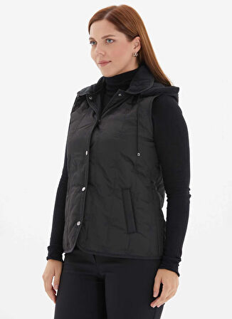 Selen Siyah Kadın Yelek 25KSL2076