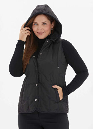 Selen Siyah Kadın Yelek 25KSL2076