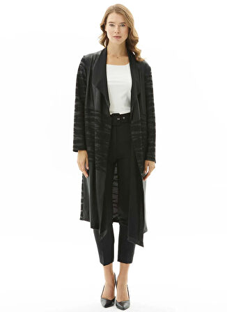 Selen Siyah Kadın Hırka 25KSL4179