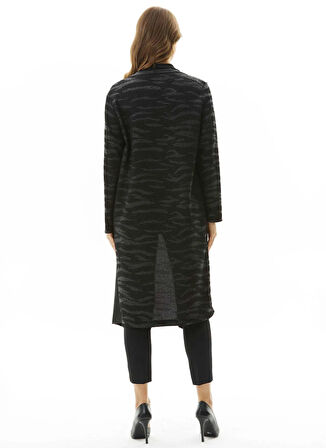 Selen Siyah Kadın Hırka 25KSL4179